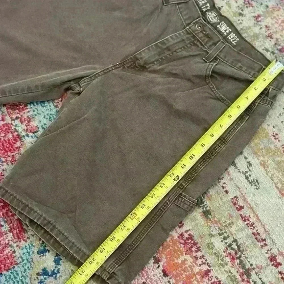 Vintage‎ Dickies Carpenter Cargo Relaxed Workwear Shorts W32 Brown - Picture 5 of 7